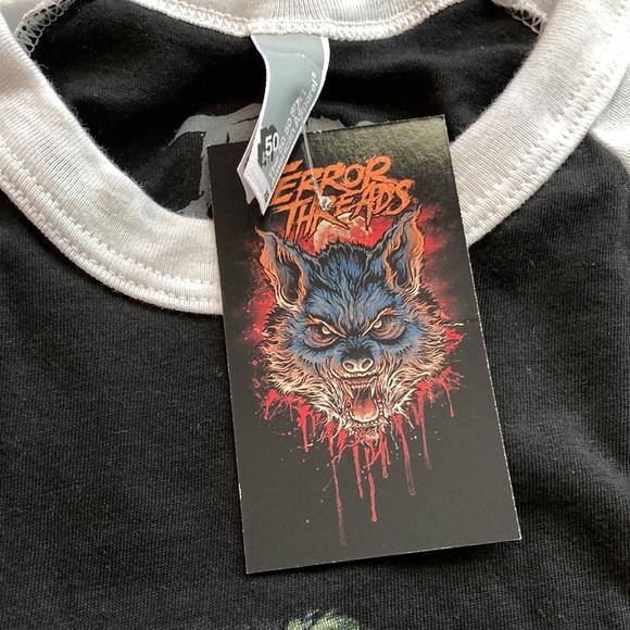 Beetlejuice Terror Threads Baseball Unisex Shirt XS - Picture 4 of 5